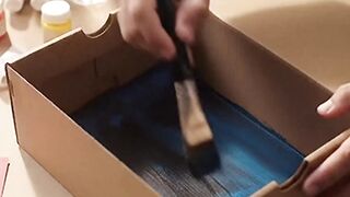 Como fazer  universo com caixa de sapato