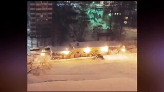 Снег в Москве