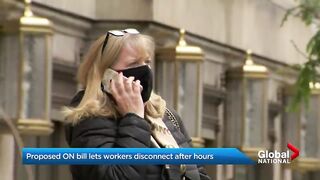 Ontario proposes new law that gives workers _right to disconnect_.