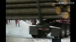 Грузовик на дровах . Супер эффект