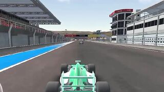 Formula car stunt game