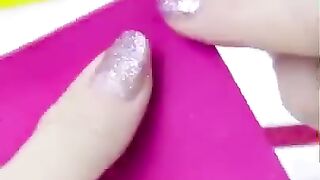 Glitter paper art