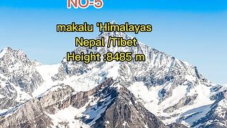 Biggest mountains on Earth