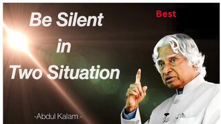 Be silent in two situations