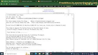 Freebitco.in 10000 Script | Withdraw Proof | 18-JAN-2023  | Transaction Link