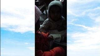 Kids trying get hold on keyboard