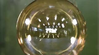 Crushing Scrub Daddy with 150 tons hydraulic press #shorts