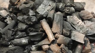 TIMELAPSE CHARCOAL BURNING