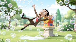 Bean’s Giant Bubble Adventure! 🫧😂 | Funny 3D Cartoon Comedy
