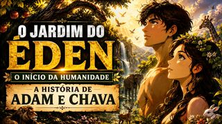 🌿 O Jardim do Éden O Início da Humanidade A História de Adam e Chava 🍎#HistóriasBíblicas #Torah