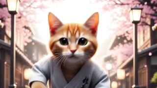 A little kitten can't take the bullying anymore 😿 Mama cat makes an unexpected karate move 🥋 The result is unbelievable!