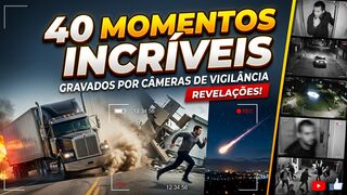 40 Cenas Inacreditáveis Pegas por Câmeras de Segurança