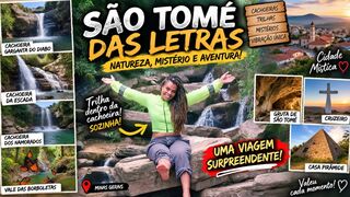 Passei MUITO FRIO em São Tomé das Letras! 🥶 7°C, Cachoeiras e Misticismo