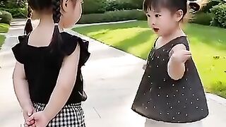 两小只又斗上啦#萌娃跳舞