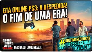 A Última Vez no GTA Online do PS3!😪😪😪😪