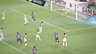 O primeiro gol de lamine yamal