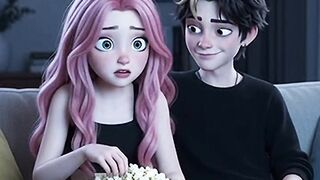 Eu estava assistindo um filme quando de repente ahhhh