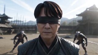 白昼の映画的格闘対決
