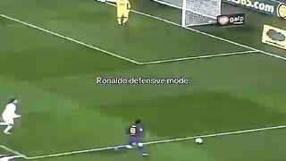 Ronaldo mode defensive ☠