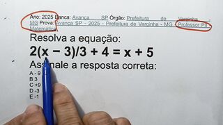 Questões de Matemática
