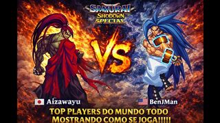 TOP PLAYERS DO MUNDO TODO MOSTRANDO COMO SE JOGA!!!!  SAMURAI SHODOWN 5 SPECIAL