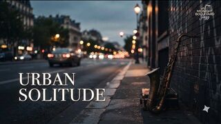 Urban Solitude - Deep Smooth Jazz & Rainy City Night | Cozy Late Night Ambience