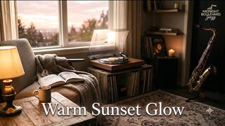 Warm Sunset Glow - Sunset Smooth Jazz & Beachside Lounge | Relaxing Background Music