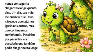 A tartaruguinha que queria desistir | The little turtle that wanted to give up.