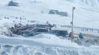 Impresionante nevada