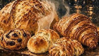 Cozy Ghibli Bakery & Rain 🥐🌧️ Lofi Ambient Music for Sleep & Study