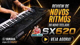 👉 🔥 NOVO YAMAHA SX620: RITMOS NOVOS + REVIEW! 😱🎹