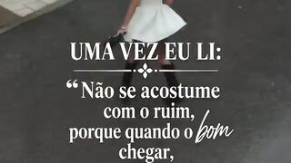 Eu não me acostumo com o que é ruim …! Pois sempre dou o melhor de mim…! Fato …