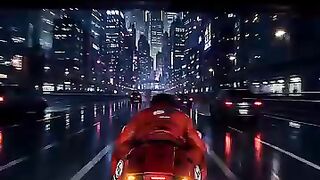 🚗🌧️ Corrida na Cidade do Futuro | Uma Noite Cyberpunk