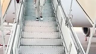 Ready for take a picture at apron.mp4