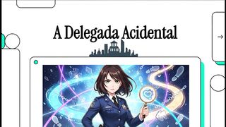 A Delegada Acidental 👮‍♀️✨