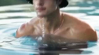 The Moment He Walked Out of the Pool 😍🔥