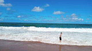 Praia no Brasil