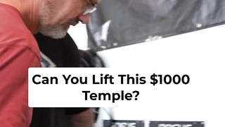 Can YOU Lift This Temple for $1000_ The Ultimate Challenge!.