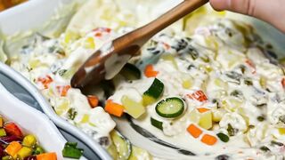 O Segredo da Salada de Maionese de Domingo Perfeita e Cremosa!