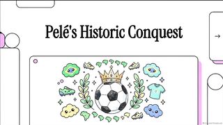 Pelé's Historic Achievement.