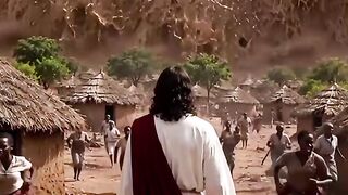 Mira como Jesús salva a esta tribu de esta ola gigante de lodo...8