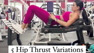 5 Hip Thrust Variations to Boost Your Glute Workout 🍑🔥