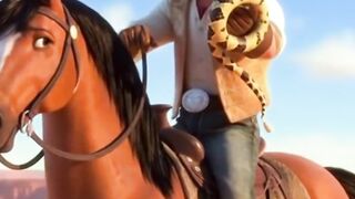 A character from American folklore - Pecos Bill