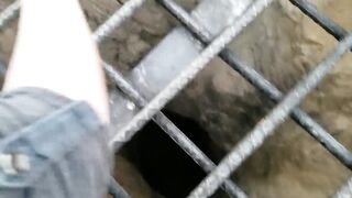 Road Flare Down 900ft Mine Shaft
