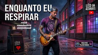 Eu luto por nós até o meu último segundo!- Enquanto Eu Respirar (Official Rock Single) | Léo em Acordes