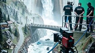Filmmaking Dam Bursts Across Miniature Valley 6