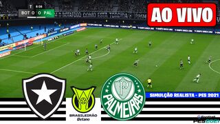 BOTAFOGO X PALMEIRAS AO VIVO COM IMAGENS - BRASILEIRÃO 2026 - JOGO DE HOJE
