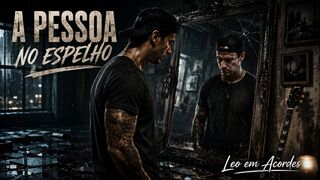 "Olhei no espelho e vi alguém que não podia desistir de você..." - A PESSOA NO ESPELHO (Rock Romântico) | Léo em Acordes