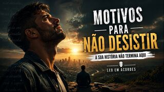 "Mesmo quando o mundo pesa nas costas, ainda existe luz no fim..." - MOTIVOS PARA NÃO DESISTIR (Rock Romântico) | Léo em Acordes