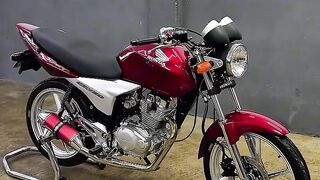 Honda cg pipocando